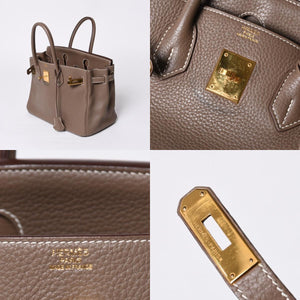HERMES Birkin 30 handbag Togo Etaupe Gold hardware ☐N stamp Good condition Used 4a000991