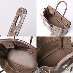 HERMES Birkin 30 handbag Togo Etaupe Gold hardware ☐N stamp Good condition Used 4a000991