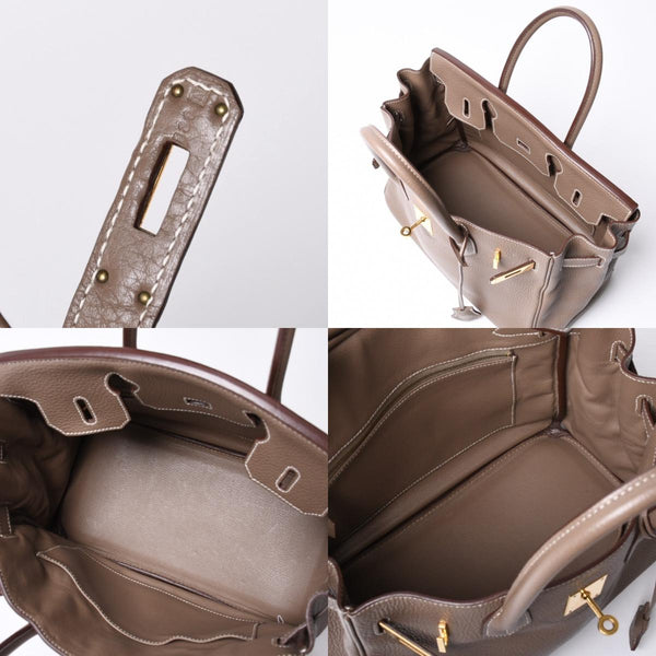 HERMES Birkin 30 handbag Togo Etaupe Gold hardware ☐N stamp Good condition Used 4a000991