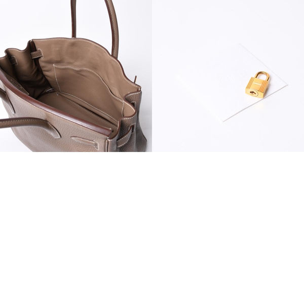 HERMES Birkin 30 handbag Togo Etaupe Gold hardware ☐N stamp Good condition Used 4a000991