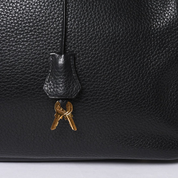 極美品 HERMES エルメス バーキン40 ブラック トゴ 40cm T刻印 ゴールド金具 ハンドバッグ 中古 4a000992