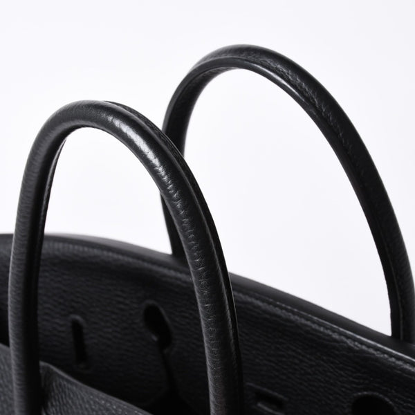 極美品 HERMES エルメス バーキン40 ブラック トゴ 40cm T刻印 ゴールド金具 ハンドバッグ 中古 4a000992