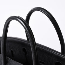 画像をギャラリービューアに読み込む, 極美品 HERMES エルメス バーキン40 ブラック トゴ 40cm T刻印 ゴールド金具 ハンドバッグ 中古 4a000992