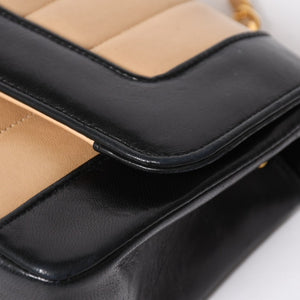極美品 CHANEL シャネル マドモアゼル Sフラップ Sチェーンショルダーバッグ 2番台 ココマーク ラムスキン ゴールド金具 中古 4a010015