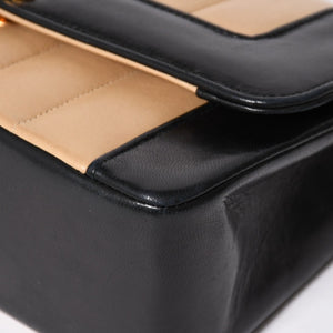 極美品 CHANEL シャネル マドモアゼル Sフラップ Sチェーンショルダーバッグ 2番台 ココマーク ラムスキン ゴールド金具 中古 4a010015