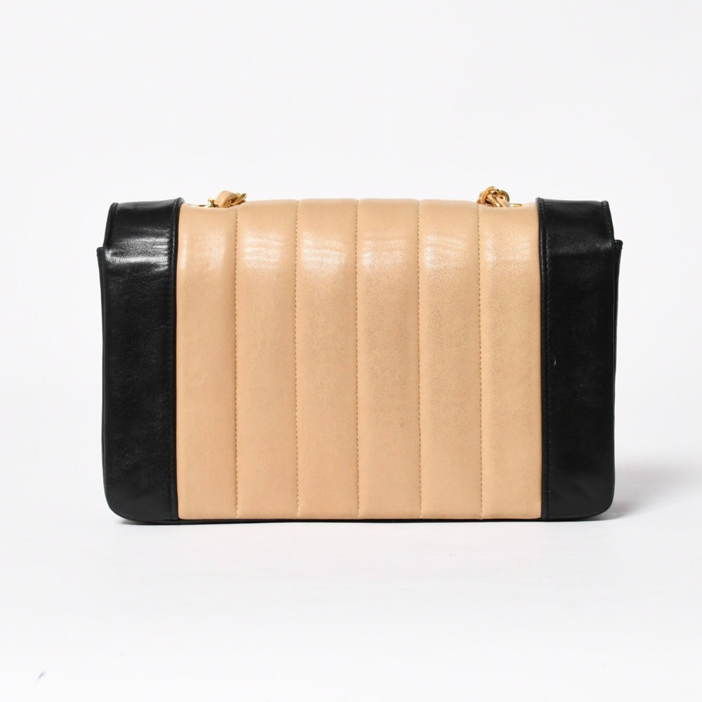 極美品 CHANEL シャネル マドモアゼル Sフラップ Sチェーンショルダーバッグ 2番台 ココマーク ラムスキン ゴールド金具 中古 4a010015