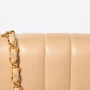 極美品 CHANEL シャネル マドモアゼル Sフラップ Sチェーンショルダーバッグ 2番台 ココマーク ラムスキン ゴールド金具 中古 4a010015