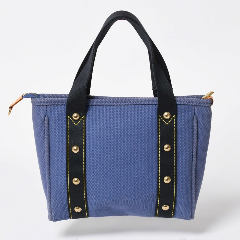極美品 LOUIS VUITTON ルイヴィトン LV アンティグア カバPM ミニ ハンドバッグ M40090 アンティグア ブルー ゴールド金具 中古 4a009647