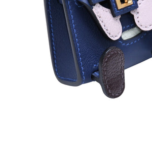 極美品 HERMES エルメス ケリードールチャーム ブルーサフィール ヴェールフィズ U刻印 アクセサリー 中古 4a009620