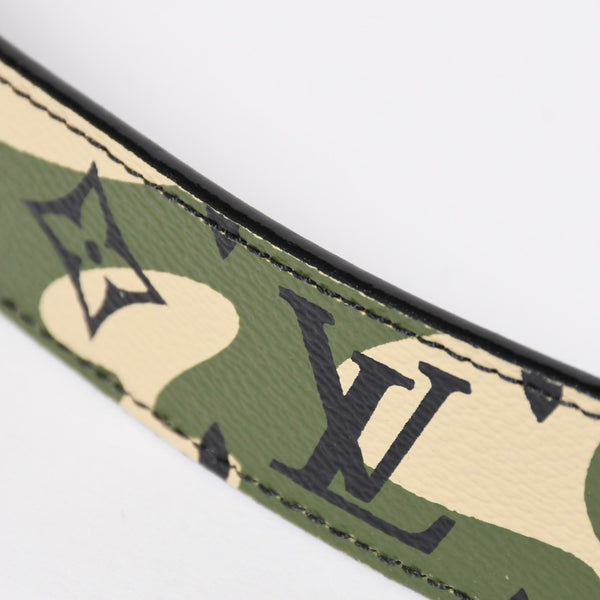Like new LOUIS VUITTON Belt Suntulle Monogram Moflage Takashi Murakami Size 90 M9646U Gold hardware Used 4a010044