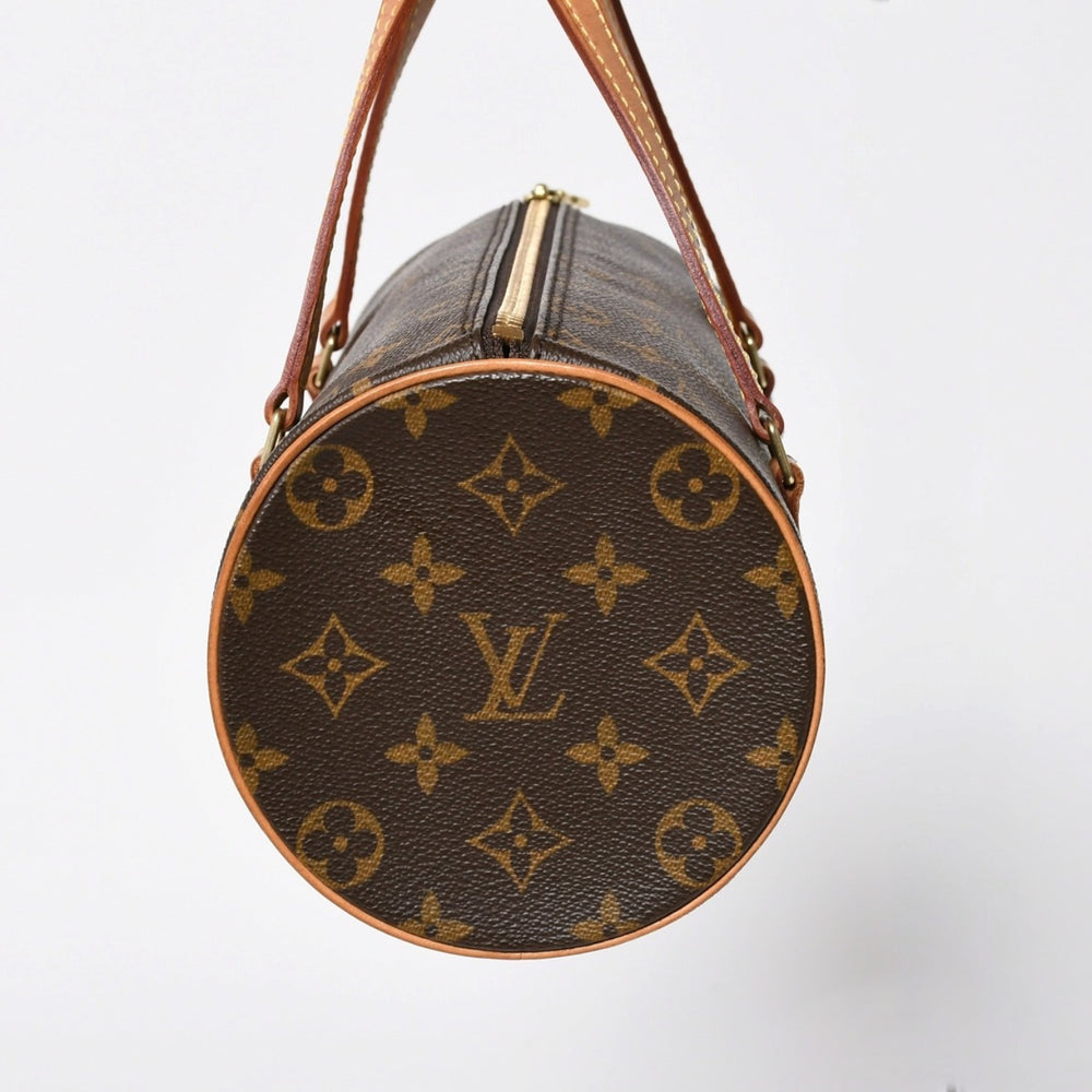 Very Good Condition LOUIS VUITTON Papillon 26 Handbag M51386 Monogram PVC Leather Brown Gold Hardware Used 4a010013
