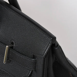 新品同様 HERMES エルメス オータクロア 40 ウェスタン 刺繍 ハンドバッグ ノワール トゴ Z刻印 SV金具 内縫い 中古 4a010131
