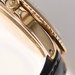 ROLEX ロレックス GMTマスター 腕時計 1675/8 重量約77.10g 18KYG AT ブラウン文字盤 レザー 美品 中古 4a010224