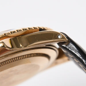 ROLEX ロレックス GMTマスター 腕時計 1675/8 重量約77.10g 18KYG AT ブラウン文字盤 レザー 美品 中古 4a010224