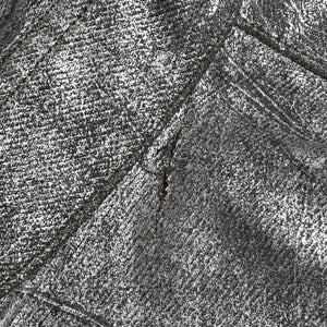 COMME des GARCONS Long Sleeve Shirt GB-040080 AD1994 Tanaka Homme One Size Silver Print Coating Good Condition Used 4a009322