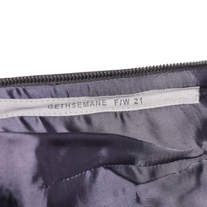 Very Good Condition Rick Owens Leather Shorts RO02A7353-LCW Size 38 Dark Purple Ivory Ladies Used 4a010238
