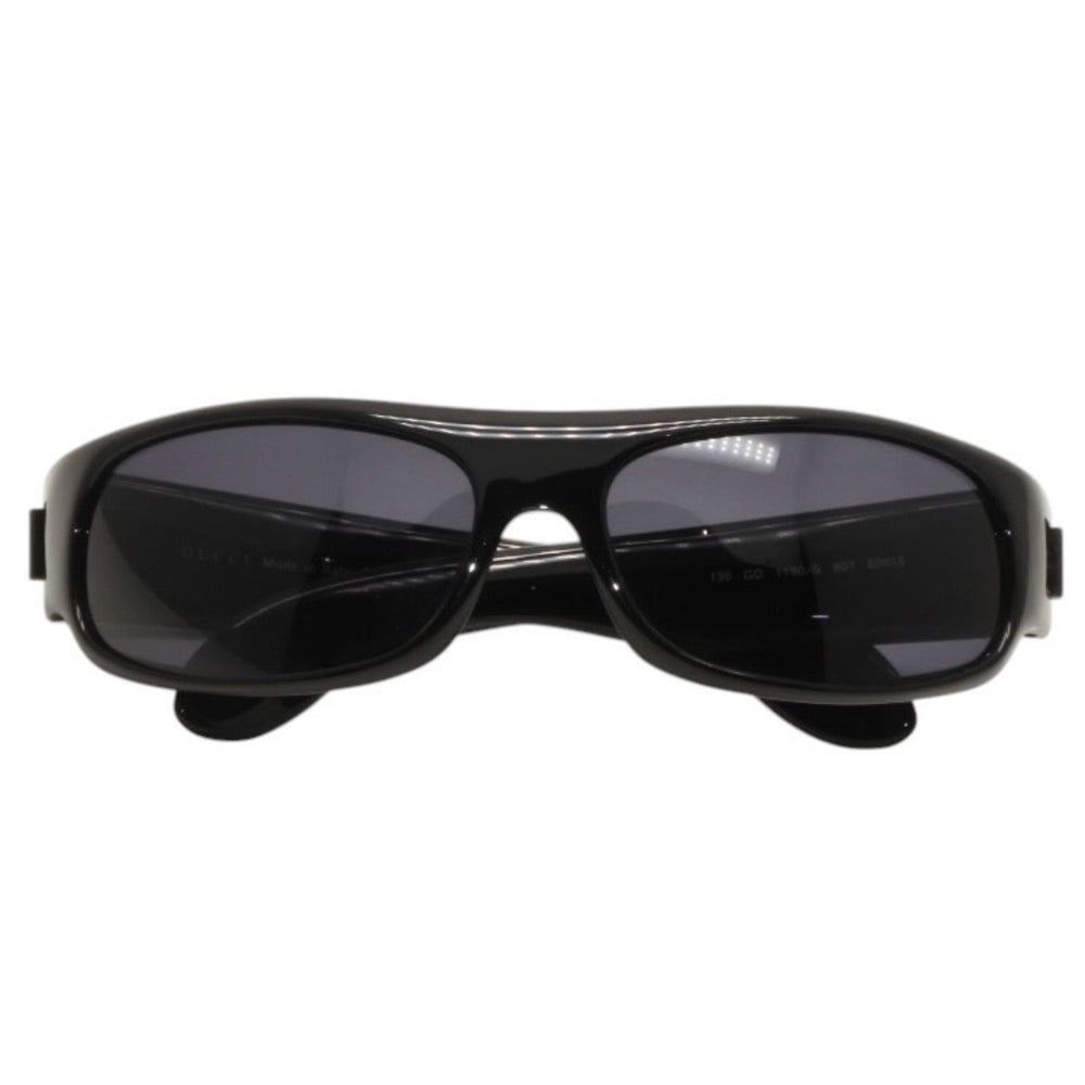 極美品 GUCCI グッチ サングラス アイウェア GG1190/S 807 サイズ60□16 130 アセテート プラスチック ブラック 中古 4a001075