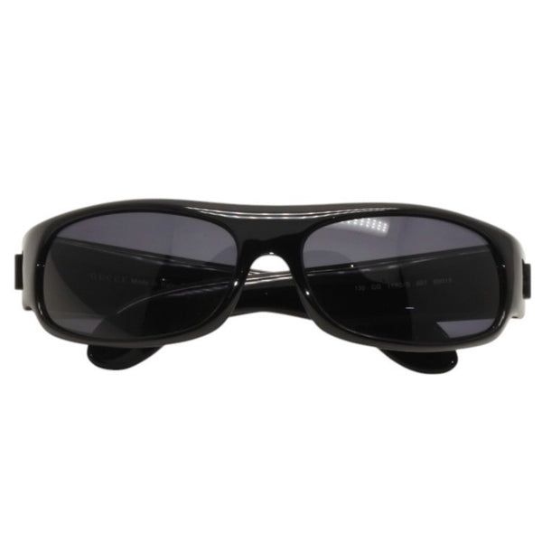 極美品 GUCCI グッチ サングラス アイウェア GG1190/S 807 サイズ60□16 130 アセテート プラスチック ブラック 中古 4a001075