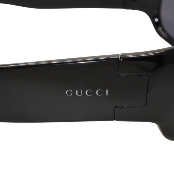 極美品 GUCCI グッチ サングラス アイウェア GG1190/S 807 サイズ60□16 130 アセテート プラスチック ブラック 中古 4a001075