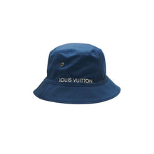 画像をギャラリービューアに読み込む, LOUIS VUITTON ルイヴィトン モノグラムデニム バケットハット LV ハット デニム ブルー M78772 美品 中古 4a000923