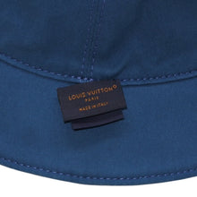 画像をギャラリービューアに読み込む, LOUIS VUITTON ルイヴィトン モノグラムデニム バケットハット LV ハット デニム ブルー M78772 美品 中古 4a000923