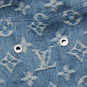 LOUIS VUITTON ルイヴィトン モノグラムデニム バケットハット LV ハット デニム ブルー M78772 美品 中古 4a000923