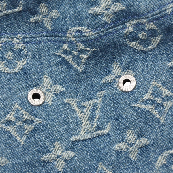 LOUIS VUITTON ルイヴィトン モノグラムデニム バケットハット LV ハット デニム ブルー M78772 美品 中古 4a000923