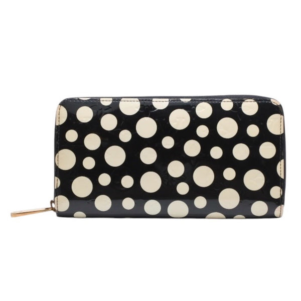 LOUIS VUITTON ルイヴィトン ジッピーウォレット 草間彌生コラボ 長財布 M91573 ドットインフィニティ ゴールド金具 美品 中古 4a000939