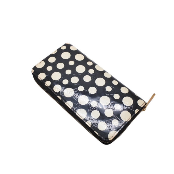 LOUIS VUITTON ルイヴィトン ジッピーウォレット 草間彌生コラボ 長財布 M91573 ドットインフィニティ ゴールド金具 美品 中古 4a000939