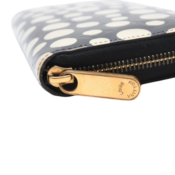 LOUIS VUITTON ルイヴィトン ジッピーウォレット 草間彌生コラボ 長財布 M91573 ドットインフィニティ ゴールド金具 美品 中古 4a000939