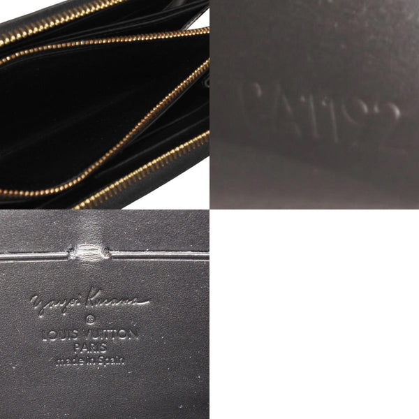 LOUIS VUITTON ルイヴィトン ジッピーウォレット 草間彌生コラボ 長財布 M91573 ドットインフィニティ ゴールド金具 美品 中古 4a000939