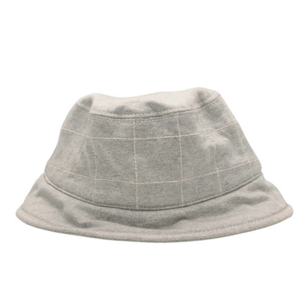 CHANEL CHANEL Sports Line Coco Mark Embroidery Bucket Hat Hat Gray Good Condition Used 4a000130