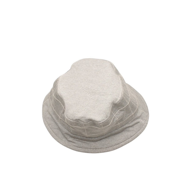 CHANEL CHANEL Sports Line Coco Mark Embroidery Bucket Hat Hat Gray Good Condition Used 4a000130