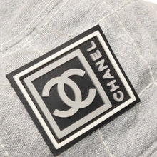 画像をギャラリービューアに読み込む, CHANEL シャネル スポーツライン ココマーク 刺繍 バケット ハット 帽子 グレー 美品 中古 4a000130