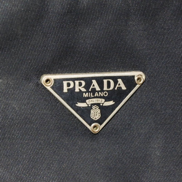 PRADA プラダ ホーボー ワンショルダーバッグ MV515 トライアングルロゴ 三角ロゴプレート ナイロンブラック 美品 中古 4a000860