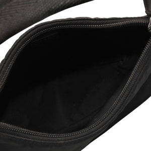 PRADA プラダ ホーボー ワンショルダーバッグ MV515 トライアングルロゴ 三角ロゴプレート ナイロンブラック 美品 中古 4a000860