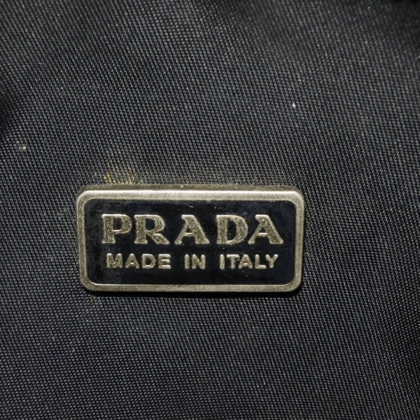 PRADA プラダ ホーボー ワンショルダーバッグ MV515 トライアングルロゴ 三角ロゴプレート ナイロンブラック 美品 中古 4a000860