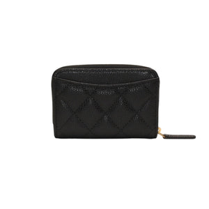 New and unused CHANEL Classic Zip Coin Case Coin Purse AP0216 Random Number Coco Mark Grained Calfskin Used 4a000468
