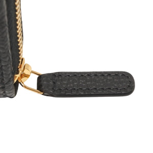 New and unused CHANEL Classic Zip Coin Case Coin Purse AP0216 Random Number Coco Mark Grained Calfskin Used 4a000468