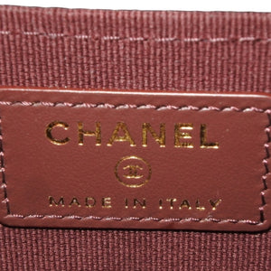 New and unused CHANEL Classic Zip Coin Case Coin Purse AP0216 Random Number Coco Mark Grained Calfskin Used 4a000468