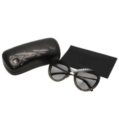 CHANEL シャネル サングラス 4326-H 101/S6 140 Black ブラック フォクシーモデル Eyewear 美品 中古 4a001030