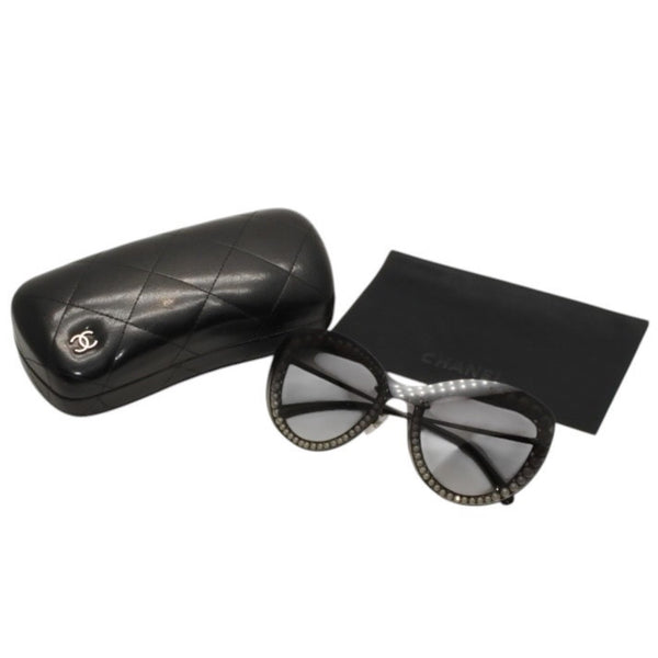 CHANEL シャネル サングラス 4326-H 101/S6 140 Black ブラック フォクシーモデル Eyewear 美品 中古 4a001030