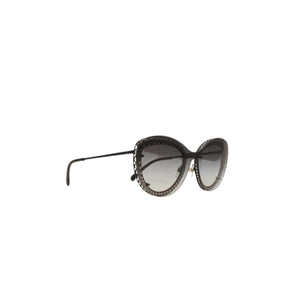 CHANEL シャネル サングラス 4326-H 101/S6 140 Black ブラック フォクシーモデル Eyewear 美品 中古 4a001030