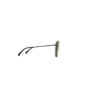 CHANEL シャネル サングラス 4326-H 101/S6 140 Black ブラック フォクシーモデル Eyewear 美品 中古 4a001030