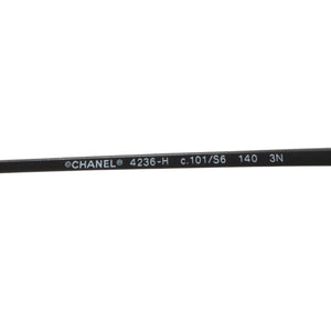 CHANEL シャネル サングラス 4326-H 101/S6 140 Black ブラック フォクシーモデル Eyewear 美品 中古 4a001030