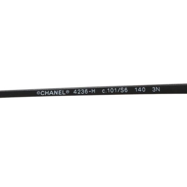 CHANEL シャネル サングラス 4326-H 101/S6 140 Black ブラック フォクシーモデル Eyewear 美品 中古 4a001030
