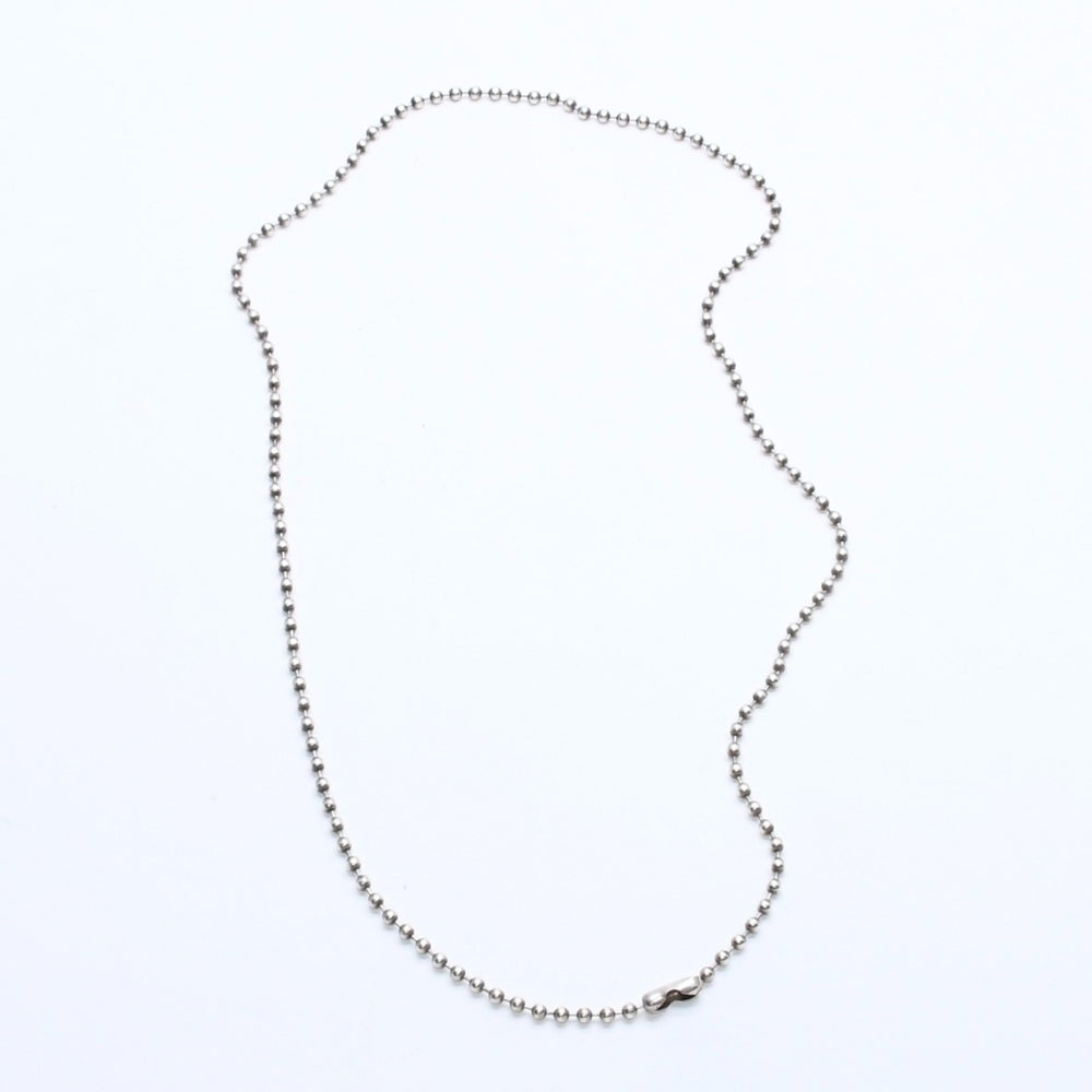 CHROME HEARTS クロムハーツ BALL CHAIN NECKLACE 30inch ボールチェーンネックレス 重量5.6g 美品 中古 4a010499