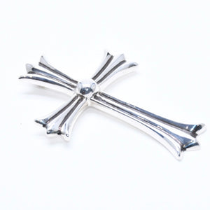 極美品 CHROME HEARTS クロムハーツ ラージクロス チャーム ペンダント トップ 重量約 33.0 g シルバー925 中古 4a010500