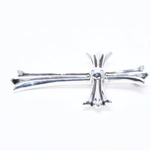 極美品 CHROME HEARTS クロムハーツ ラージクロス チャーム ペンダント トップ 重量約 33.0 g シルバー925 中古 4a010500