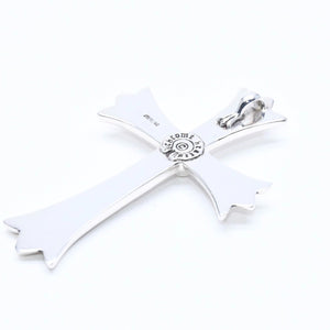 極美品 CHROME HEARTS クロムハーツ ラージクロス チャーム ペンダント トップ 重量約 33.0 g シルバー925 中古 4a010500